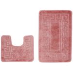  Коврик Confetti 3998 в ванную 2 пр. Люкс (60х100, 50х60) розовый в Симферополе
