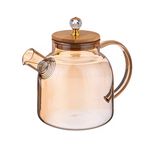  Чайник заварочный стеклянный МИРНУРИ 1л с металлическим ситом 3029-1000 в Симферополе