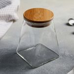  Банка для сыпучих с бамбуковой крышкой 550 мл 2731-550 МИРНУРИ в Симферополе