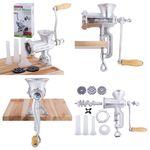  Мясорубка Kamille 6521, ручная, металлическая, 15,5х9х25 см в Симферополе