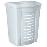  Корзина бельевая DDStyle Дунья 05001, белая, 50 л в Симферополе