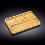  Блюдо Wilmax Вилмакс 771222/А, Bamboo, 4-х секционное, прямугольное, 33х23 см в Симферополе