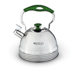  Чайник Kelli 4323, металлический, со свистком, 3 л в Симферополе