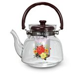  Чайник Kelli 3002, жаропрочный, стеклянный, 1.4 л в Симферополе