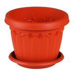  Горшок Elfplast 543, Эльф Флавия, коричневый, 60 л в Симферополе