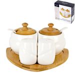  Набор Банок Ens 2631046, Натурель, 2 шт. с ложками, ПУ, 19x17.5x10 см, 250 мл в Симферополе