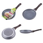  Сковорода Kamille 4112, с антипригарнымп окрытие Grey marble, 20 см в Симферополе