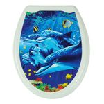  Крышка унитаза Гаури 127 с рисунком Дельфины в Симферополе