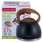  Чайник Kamille 1087 из нержавеющей стали со свистком 2.7 л в Симферополе
