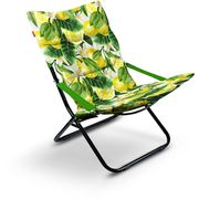  Кресло шезлонг Ника Haushalt HHK4P/L принт с лимонами в Симферополе