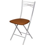  Стул Ника ССН1/3 коричневый складной в Симферополе