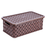  Шкатулка Elfplast 347 Виола 6 л. плетенка коричневая в Симферополе