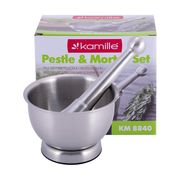  Ступка Kamille 8840 для специй из нержавеющей стали в Симферополе