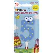  Свеча детская для торта Paterra 401-526 ЦИФРА 5 в Симферополе