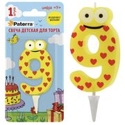  Свеча детская для торта Paterra 401-530 ЦИФРА 9 в Симферополе