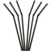  Трубочки Paterra 401-979 бар трубочки 5х240мм с изгибом черная 250шт. в Симферополе