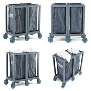  Тележка Fantom  PROCART 52 для прачечной 2x120 Л в Симферополе