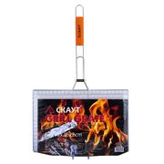  Решетка Скаут 0716 40х26х2 см, хром, деревянная ручка в Симферополе