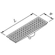  Трап дренажный Ozti AK-35A 290x490, нижний вход, нержавеющая сталь в Симферополе