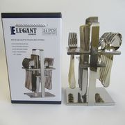  Набор столовых приборов Элегант 24 предмета на стойке DA231HGLE013-24 в Симферополе
