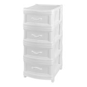  Комод Эльф 4-х Classikа плет. 067 (40х48хh98cm); БЕЛЫЙ в Симферополе