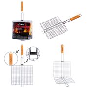  Решетка Скаут 0702 27х24х2 см, хром, деревянная ручка в Симферополе