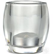  Подсвечник Bolsius 84260300 стекло овал 77/72 для чайных свечей, в Симферополе