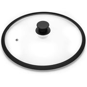  Крышка стеклянная 22 см с силиконовым ободом 4622/4822BL в Симферополе