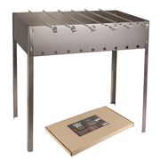  Мангал сборный 50x30 см 5 мм + 6 шампуров Рояль Гриль в Симферополе