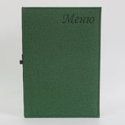  Папка меню Ист к/з 240х160 зеленая в Симферополе