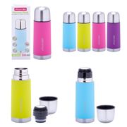  Термос Kamille 2001, из нержавеющей стали, с прорезиненным покрытием, 1 чашка, 350 мл в Симферополе