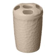  Стакан для зубных щёток Profit House Профит 221303927/01, Tule, бежевый, 350 мл в Симферополе