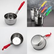  Ковш из нержавеющей стали пластиковая ручка 18см 1244-1 МИРНУРИ в Симферополе