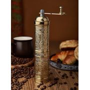  Кофемолка Аджар ACAR, 35539, механическая, ручная, золотистая в Симферополе