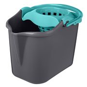  Ведро Profit House Профит 221225815/01, Grenada, прямоугольное, с отжимом МОП, голубое, 13 л в Симферополе