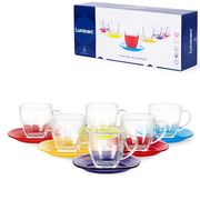  Чайный набор Luminarc Carine 5978/4217, Рэйнбоу, 6 предметов, чашка+блюдце, 220 мл в Симферополе