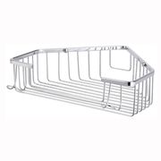  Полка Бессер 8509С угловая с крючками 24.5x23.5x6.5 см хром нерж в Симферополе