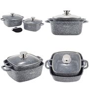  Набор кастрюль Ofenbach 100508, кастрюля 5 предметов, с прихватками 2 шт, 20 см+24 см+28 см в Симферополе