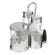  Набор для специй МИРНУРИ 0234/301-1/269-3, соль/перец/горч. 3 шт.+ салфетница в Симферополе