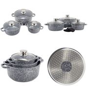  Набор кастрюль Ofenbach 100506, кастрюля + крышка, 7 предметов, d20 см+d24 см+d28 см+ прихватки 2 шт, 2.3 л+4.5 л+6.5 л в Симферополе