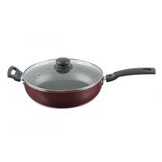  Сотейник Калитва 60692634, с 2 ручками, со стеклянной  крышкой, 26 см в Симферополе