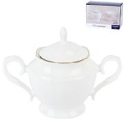  Сахарница Ens 0850070 Белль фарфоровая 450 мл с золотой окантовкой в Симферополе