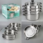  Мантоварка Катунь КТ-304АТ, Манты-казан, Алтын, 4 секции, индукция, d30 см в Симферополе