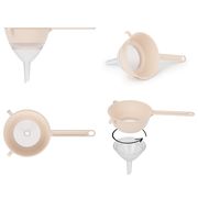  Сито Альтернатива М8313, с воронкой, бежевое, 9 см в Симферополе