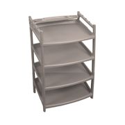  Полка обувная Profit House Профит 221307335/04, Rambai, серая, 4-х ярусная, 50.5x41x80.5 см в Симферополе