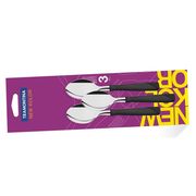  Ложка чайная Tramontina 23167/300 Нью Колор черная 3 шт. в Симферополе