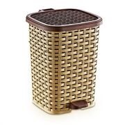  Мусорник DDStyle 01053 с педалью Плетенный №2 кремовый 12 л в Симферополе