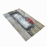  Коврик придверный фотопринт 45х75 см Welcome на досках в Симферополе