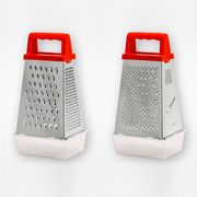  Тёрка металлическая Никис Т-2у.к, пирамидальная, 4-х сторонняя, с контейнером в упаковке в Симферополе