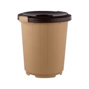  Бак Элластик Пласт с крышкой бежевый 105 л в Симферополе